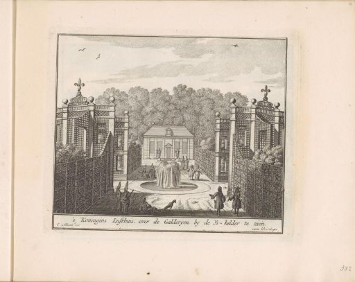 Pavilion of the Queen in the garden of Honselaarsdijk Palace