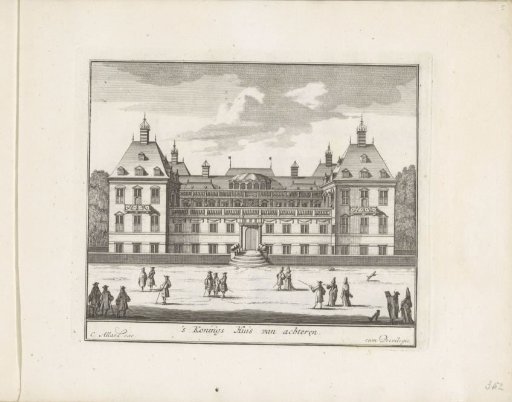 Honselaarsdijk Palace seen from the rear