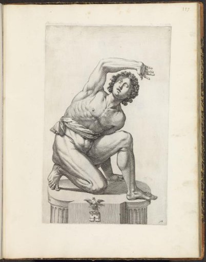 Statue of a recoiling gladiator