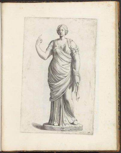 Statue of a standing woman