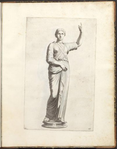 Statue of a standing woman