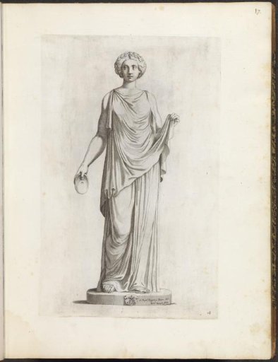Statue of a young woman