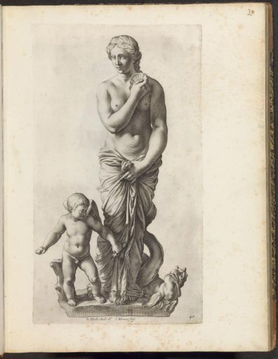 Statue of Venus with Cupid