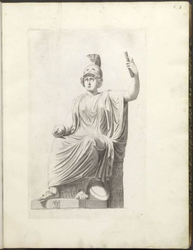 Statue of the goddess Roma