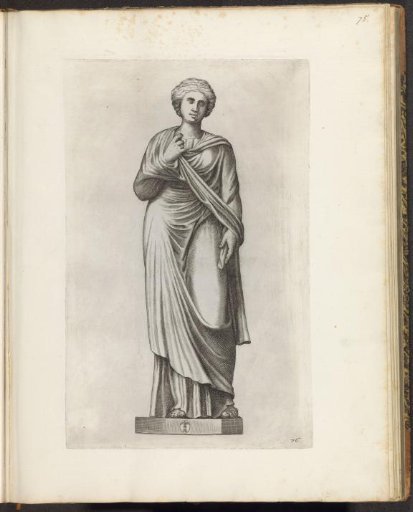 Statue of a standing woman