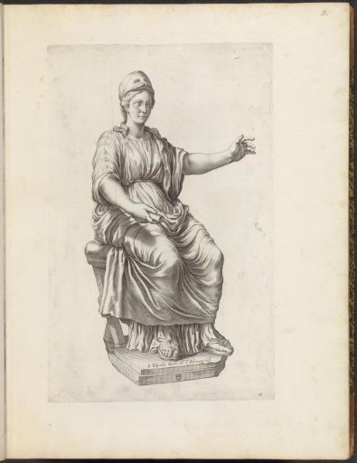 Statue of the goddess Roma
