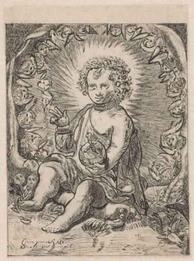 Child Christ as Salvator Mundi