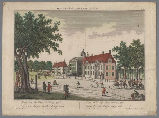 View of the Palace Huis ten Bosch with the Orange Hall in The Hague