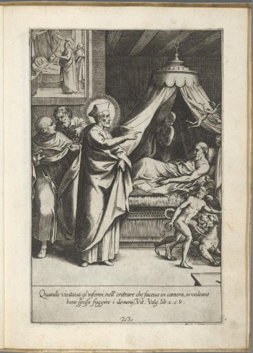 Devils flee from Filippo Neri