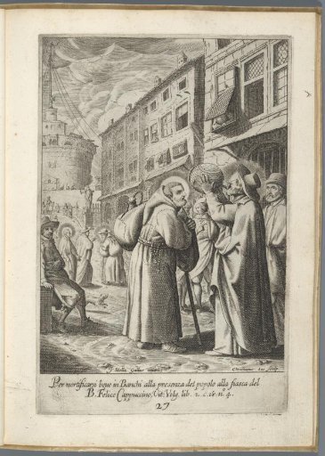 Filippo Neri drinking from a bottle