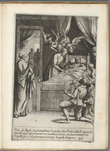Filippo Neri sees two angels