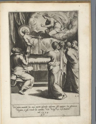 Filippo Neri healed by Mary