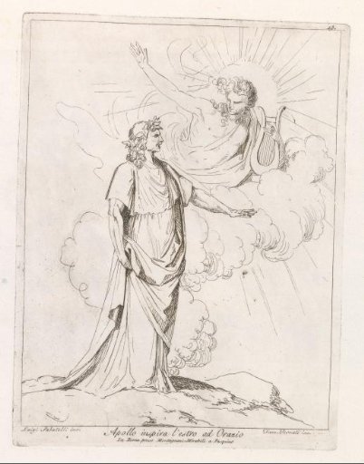 Apollo inspires Horatius