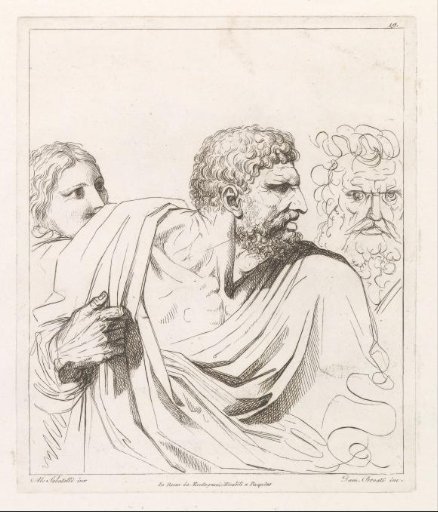 Man with a beard, facing right