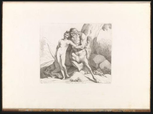 Chiron teaching Achilles