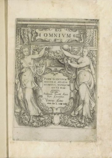 Omnium fere gentium nostrae aetatis habitus, nunquam ante hac aediti