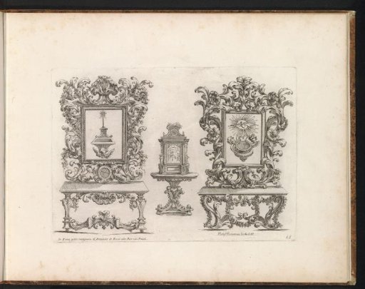 Three Designs for Tables and Frames