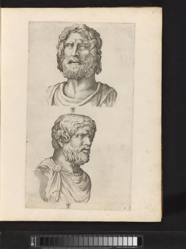 Two portrait busts of Nero