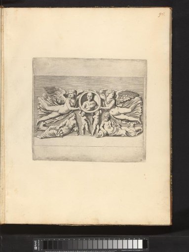 Bas-relief with sea nymphs and tritons