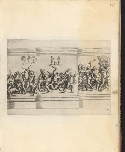 Pedestal with the history of Hercules