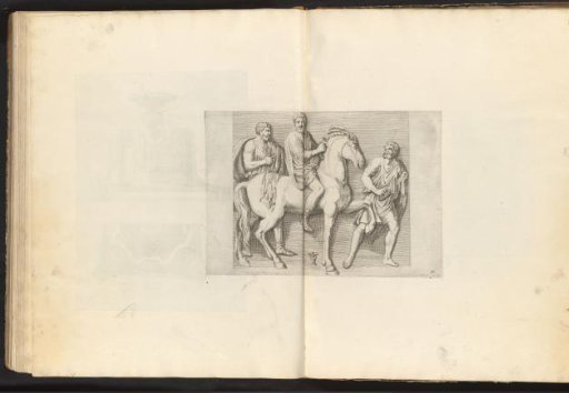 Bas-relief depicting Emperor Hadrian on horseback