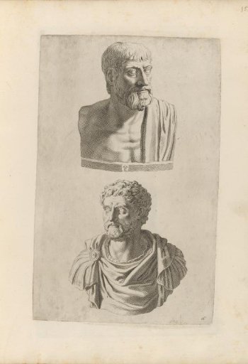 Busts of Pindarus and Antoninus Pius