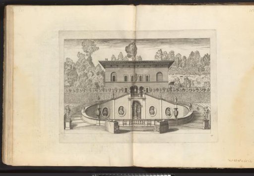Fish Pond and Garden House in the Garden of Vincenzo Giustiniani