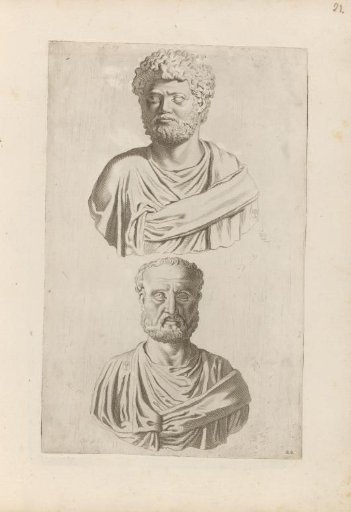 Busts of Seianus and an unknown man