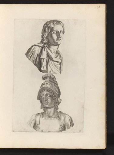 Two portrait busts of Alexander the Great