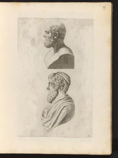 Busts of Plato and Socrates
