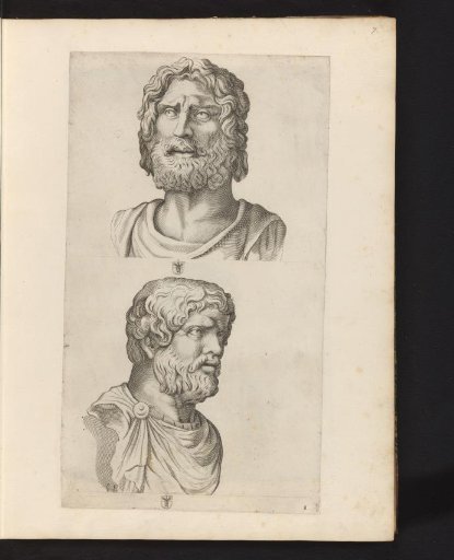 Two portrait busts