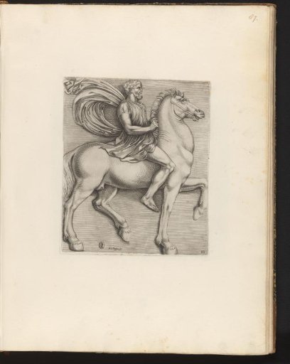 Bas-relief with a rider