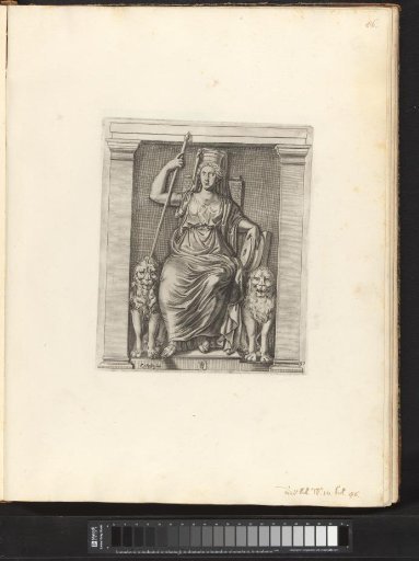 Bas-relief with Minerva and the six Muses