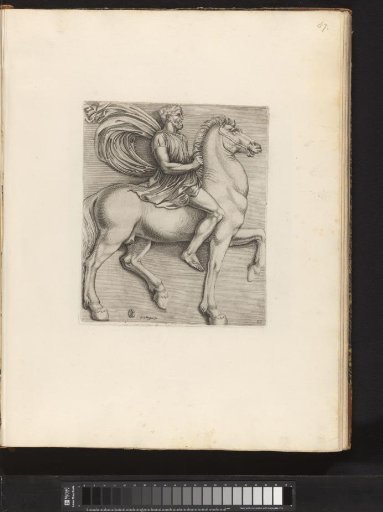 Bas-relief with two people at a meal and musicians