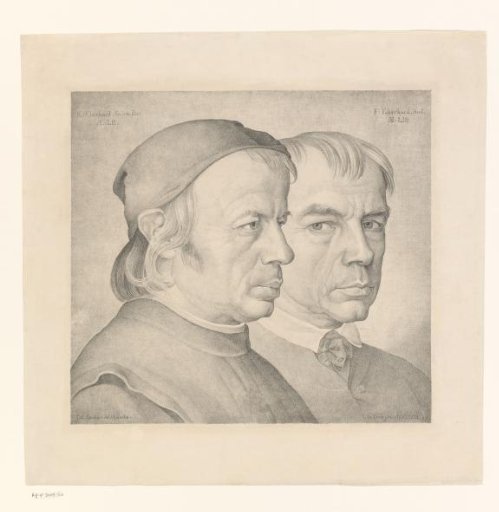 Double Portrait of the Brothers Konrad and Franz Eberhard, Painter and Sculptor