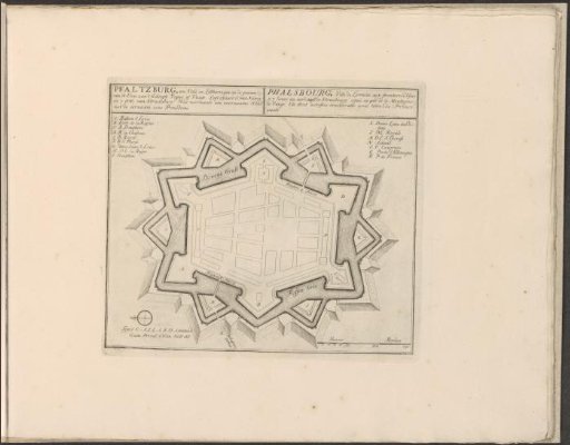 Plan of Pfalzburg