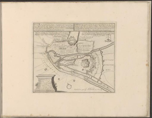Plan of Liège