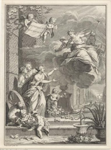 Poetry in conversation with allegorical figures