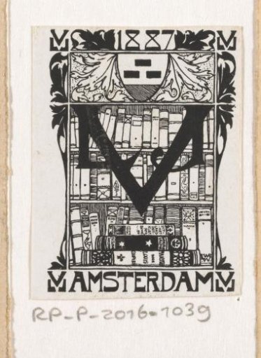 Vignette of publishing company L.J. Veen