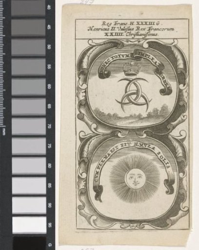 Crowned crescent moons / Radiant sun