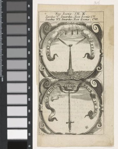 Crown Above an Obelisk at Sea / Crown on the Tip of a Sword
