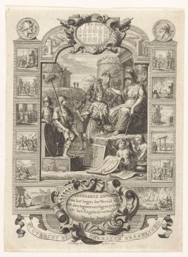Cartouche with an Allegory of the Roman Empire