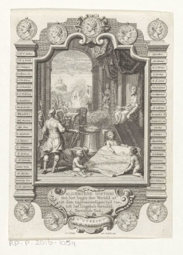 Cartouche with an Allegory of the History of the Romans