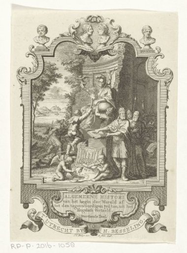Cartouche with an Allegory of the End of the Roman Empire