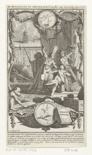 Allegory on the bankruptcies in Amsterdam caused by exchange wind trading