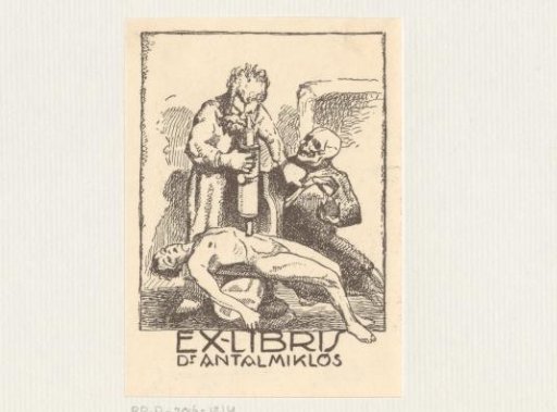 Ex libris of Dr. Miklos Antal