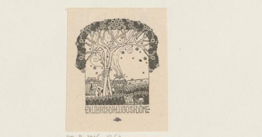 Ex libris of Dr. Lugosi Döme