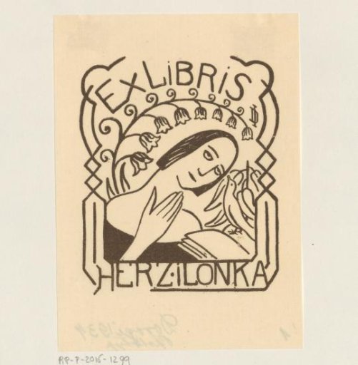 Ex libris of Herz Ilonka