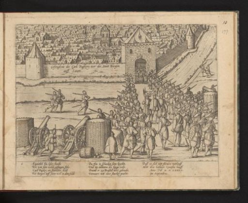 Capture of Carl Fugger and Fronsberger before Bergen op Zoom, 1577