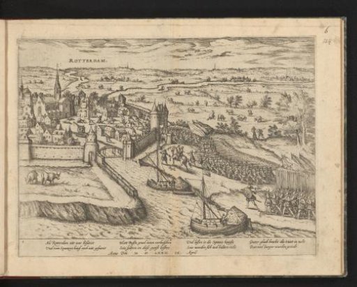 Bossu enters Rotterdam, 1572